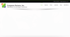 Desktop Screenshot of evergreenpr.com