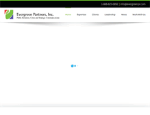 Tablet Screenshot of evergreenpr.com